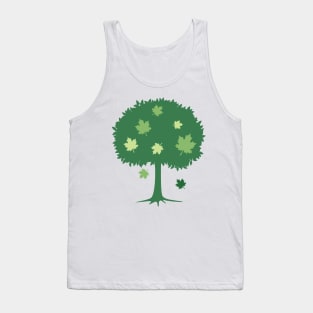 Earth Day Cartoon Tree Tank Top